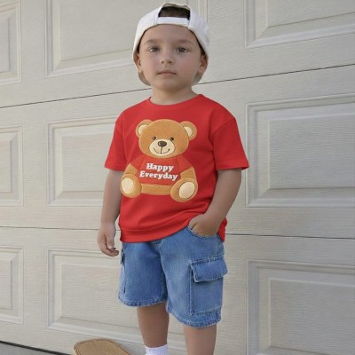 বাচ্চাদের জন্য প্রিমিয়াম কোয়ালিটি ডেনিম প্যান্ট এবং টি-শার্ট এর সেট।